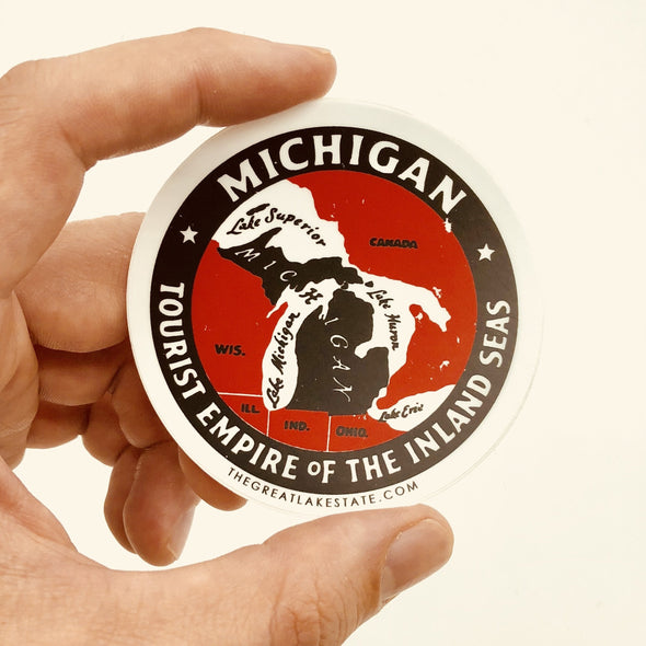 Great Lakes State - Car Window Sticker - Michigan Seal-MittenCrate.com