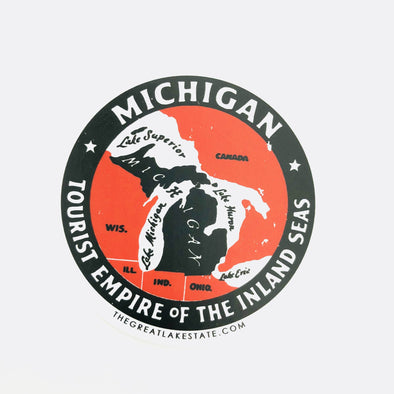 Great Lakes State - Car Window Sticker - Michigan Seal-MittenCrate.com
