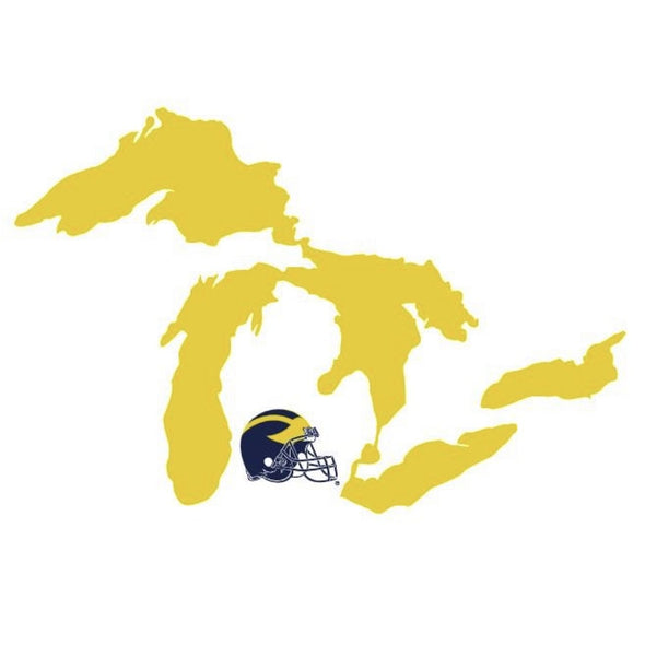 U of M Wolverines Decal - NCAA University of Michigan Officially Licensed-MittenCrate.com
